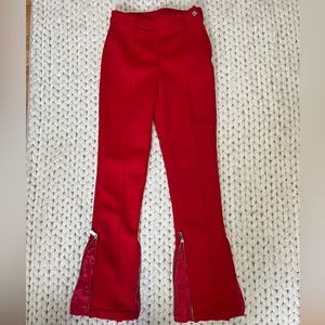 Fusalp Red Ski Pants Size 0/2 (European Size 34)